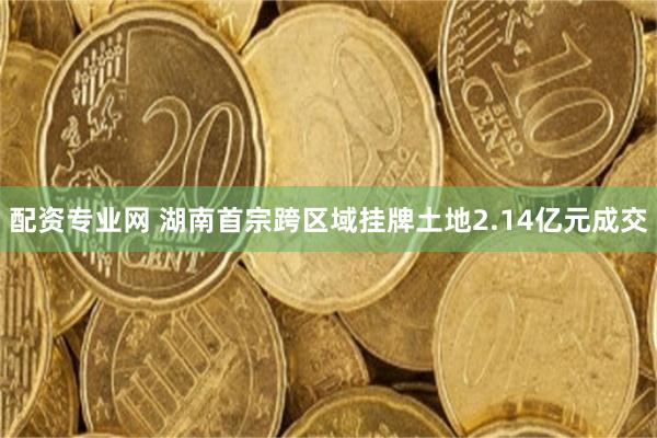 配资专业网 湖南首宗跨区域挂牌土地2.14亿元成交