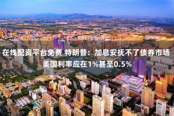 在线配资平台免费 特朗普：加息安抚不了债券市场 美国利率应在1%甚至0.5%