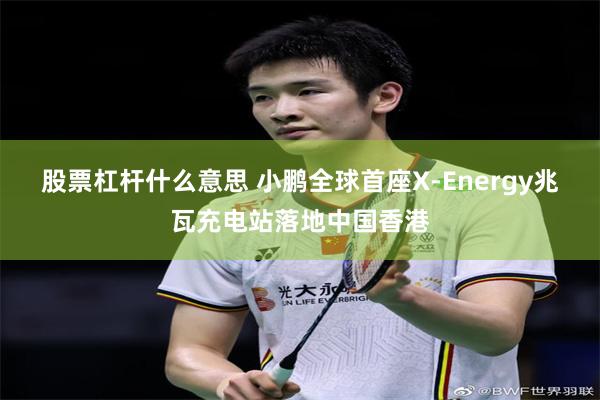 股票杠杆什么意思 小鹏全球首座X-Energy兆瓦充电站落地中国香港